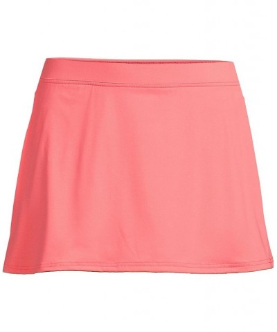 Women's Long Tummy Control Swim Skirt Swim Bottoms Pink $39.75 Swimsuits