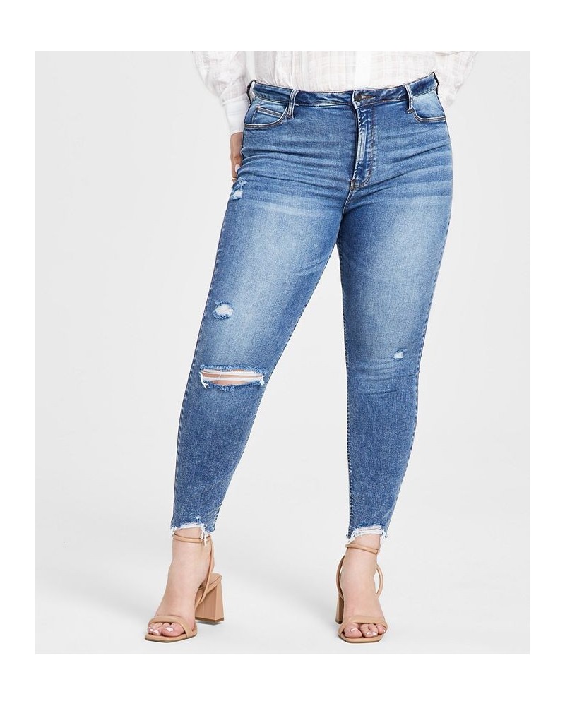 Women's High-Rise Perfect Zip Fly Skinny Jeans Elliot Wash $19.70 Jeans