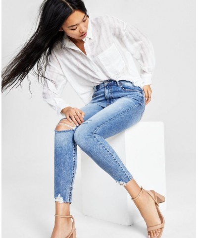 Women's High-Rise Perfect Zip Fly Skinny Jeans Elliot Wash $19.70 Jeans