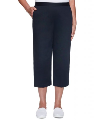 Petite Classics Capri Pull-On Pants Blue $30.16 Pants