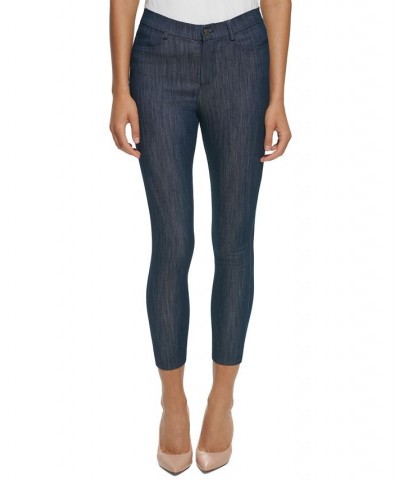 Women's Denim Skinny Ankle Pants Navy $24.90 Jeans