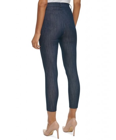 Women's Denim Skinny Ankle Pants Navy $24.90 Jeans