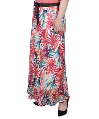 Plus Size Chiffon Maxi Skirt Cloud Dancer $17.04 Skirts