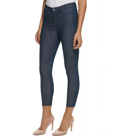 Women's Denim Skinny Ankle Pants Navy $24.90 Jeans