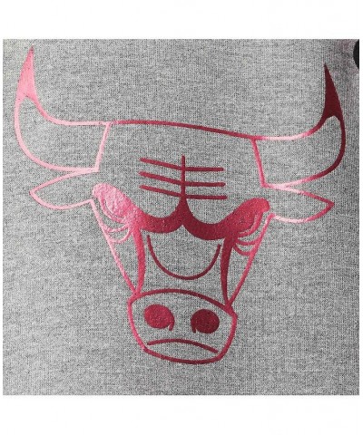 Women's Branded Heathered Gray Chicago Bulls Versalux Triumph Crew Neck Sweatshirt Gray $41.24 Sweatshirts