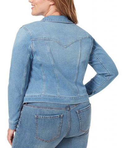 Trendy Plus Size Pixie Long Sleeve Denim Jacket Go Steady $23.39 Jackets