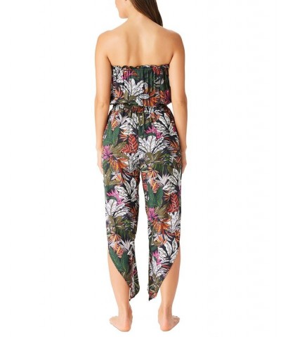 Women's La Planta Tube Jumpsuit Multi Tropical $48.02 Swimsuits