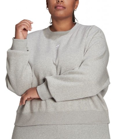 Plus Size Logo-Graphic Sweatshirt Gray $19.95 Sweatshirts