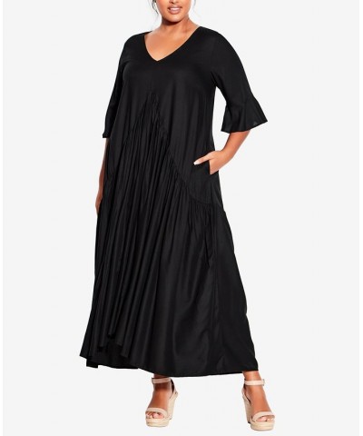 Plus Size Valerie Dress Black $30.68 Dresses