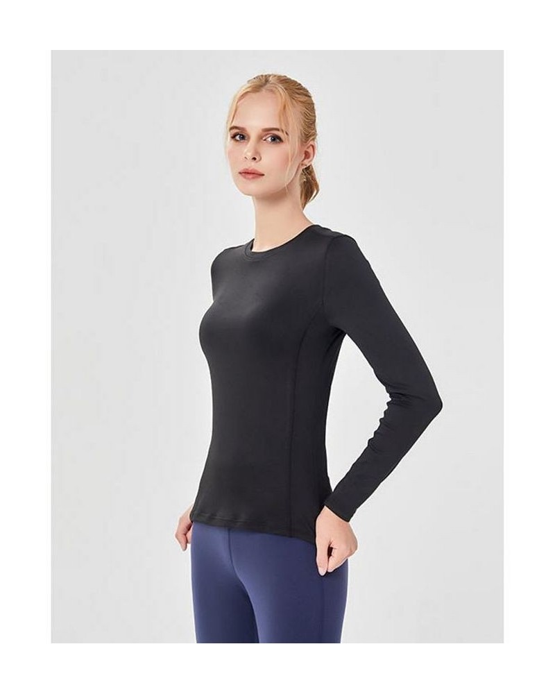 Miracle Mile Long Sleeve Top for Women Onyx $25.44 Tops