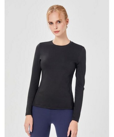 Miracle Mile Long Sleeve Top for Women Onyx $25.44 Tops