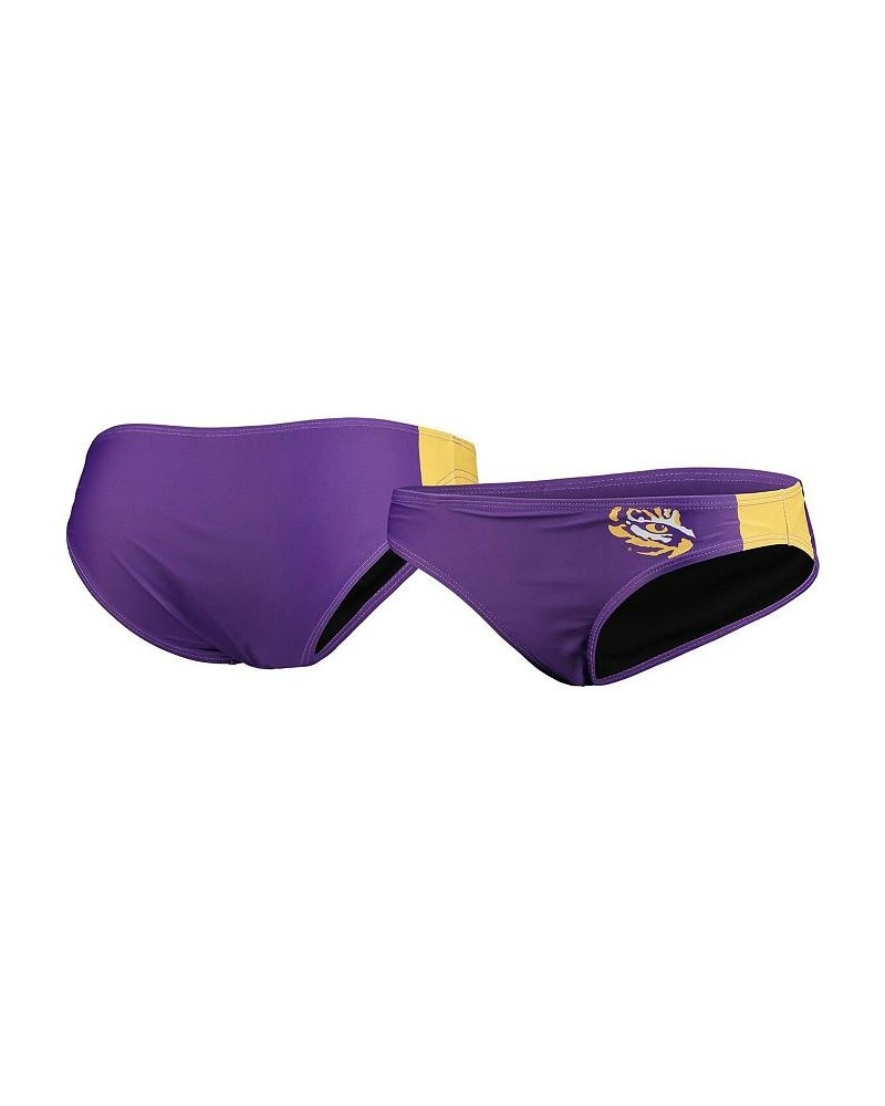 Women's Purple LSU Tigers Wordmark Bikini Bottom Purple $21.83 Swimsuits