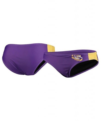 Women's Purple LSU Tigers Wordmark Bikini Bottom Purple $21.83 Swimsuits