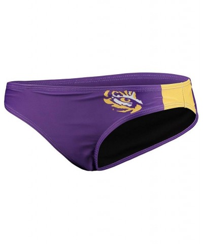 Women's Purple LSU Tigers Wordmark Bikini Bottom Purple $21.83 Swimsuits