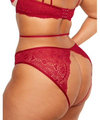 Jenni Women's Plus-Size Bikini Panty Red $12.72 Panty