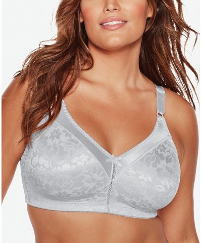 Double Support Spa Closure Wireless Bra 3372 Crystal Grey $13.23 Bras