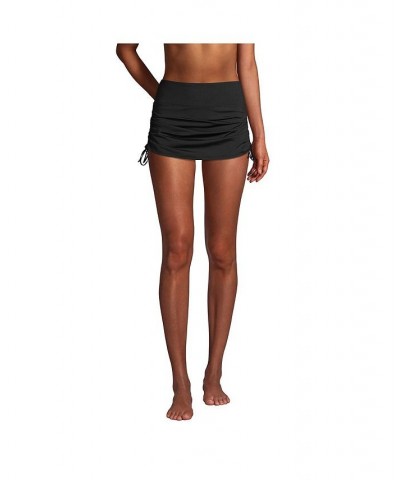 Women's Tummy Control Adjustable Swim Skirt Swim Bottoms Black $37.42 Swimsuits