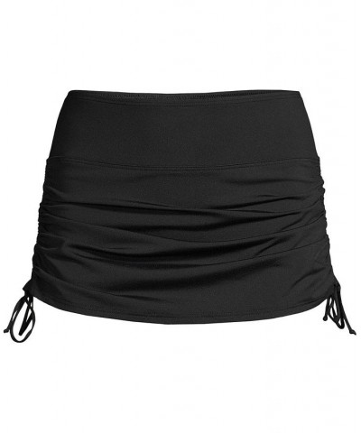 Women's Tummy Control Adjustable Swim Skirt Swim Bottoms Black $37.42 Swimsuits