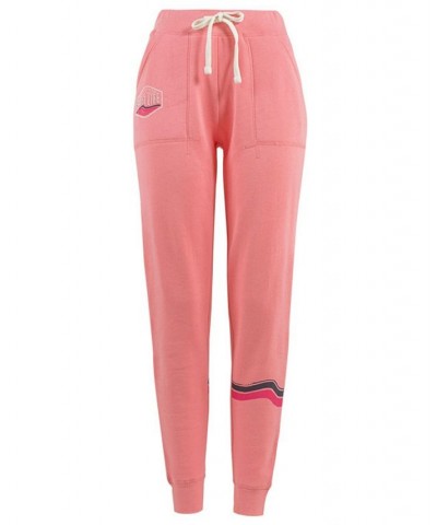 Women's Let It Go Pull-On Graphic Print Lounge Pants Pink $23.98 Pants