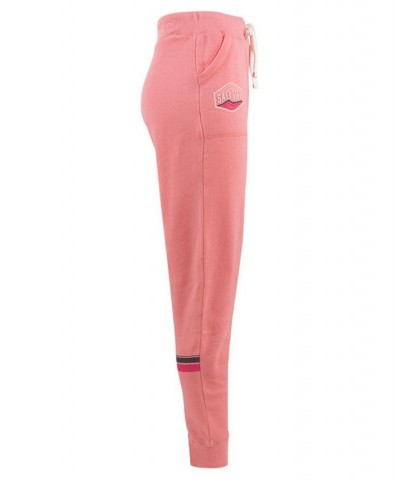 Women's Let It Go Pull-On Graphic Print Lounge Pants Pink $23.98 Pants