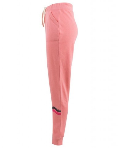 Women's Let It Go Pull-On Graphic Print Lounge Pants Pink $23.98 Pants