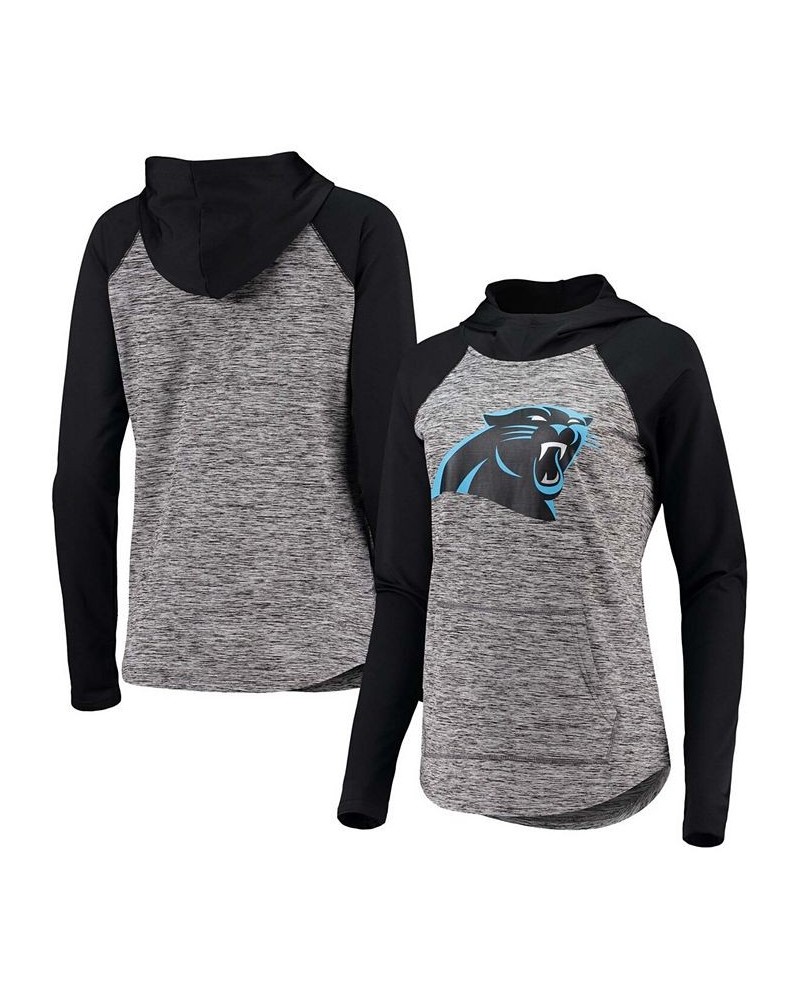 Women's Heathered Gray-Black Carolina Panthers Championship Ring Pullover Hoodie Heather Gray-Black $34.44 Sweatshirts