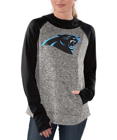 Women's Heathered Gray-Black Carolina Panthers Championship Ring Pullover Hoodie Heather Gray-Black $34.44 Sweatshirts