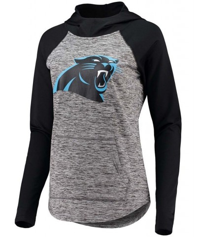 Women's Heathered Gray-Black Carolina Panthers Championship Ring Pullover Hoodie Heather Gray-Black $34.44 Sweatshirts