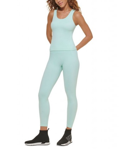 Sports Women's Twill Seamless Scoop-Neck Tank Top brook green $14.60 Bras