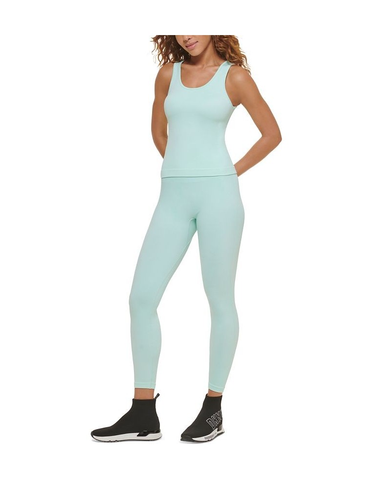 Sports Women's Twill Seamless Scoop-Neck Tank Top brook green $14.60 Bras