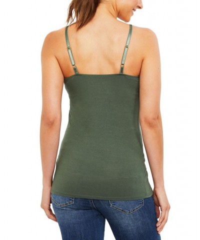 Maternity Nursing Camisole Green $22.08 Tops