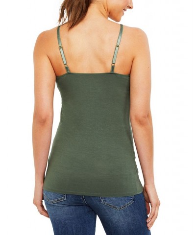 Maternity Nursing Camisole Green $22.08 Tops