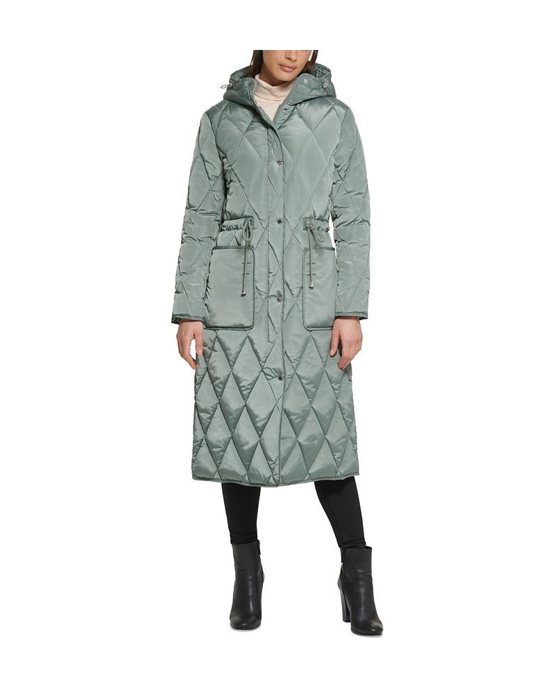 Women's Hooded Anorak Coat Sage $80.00 Coats