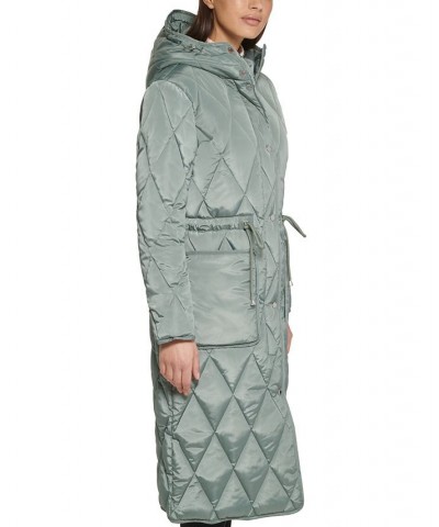 Women's Hooded Anorak Coat Sage $80.00 Coats