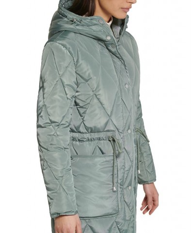 Women's Hooded Anorak Coat Sage $80.00 Coats