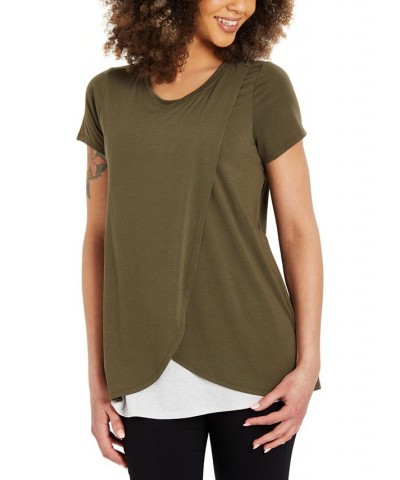 Tiered Nursing Top Beetle $22.95 Tops