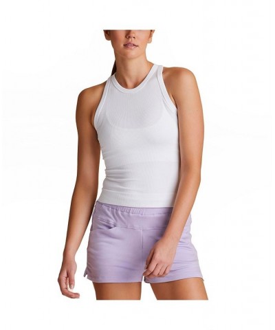 Women's Seamless Rib Tank White $27.90 Tops