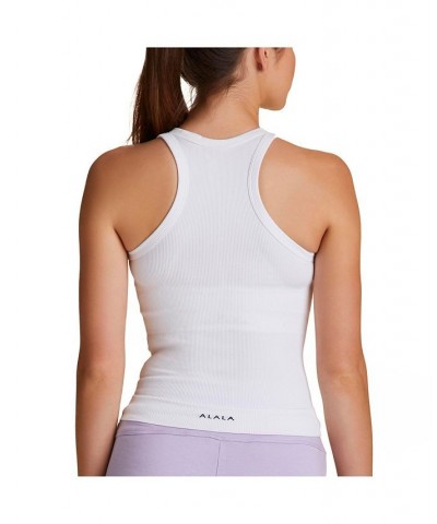 Women's Seamless Rib Tank White $27.90 Tops