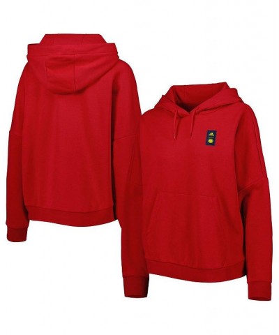 Women's Red Colombia National Team DNA Pullover Hoodie Red $40.50 Sweatshirts