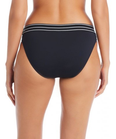 Off The Grid Hipster Bikini Bottoms Black $34.50 Swimsuits