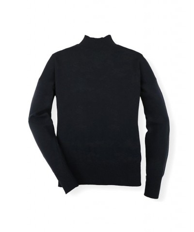 Women's Long Sleeve Funnel Neck Sweater Black Funnel Neck $21.48 Sweaters