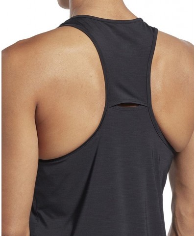 Women's ACTIVCHILL Graphic Tank Top Black $24.75 Tops