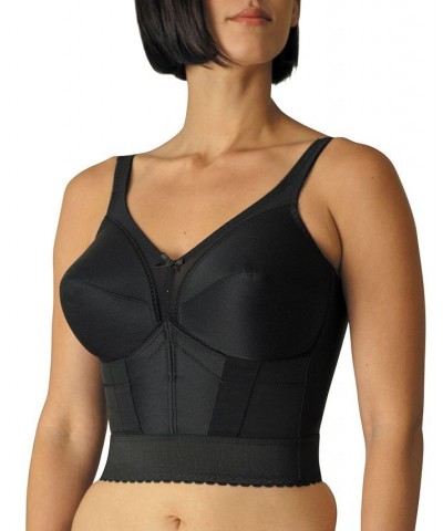 Women's Longline Full Figure Bra Black $32.50 Bras