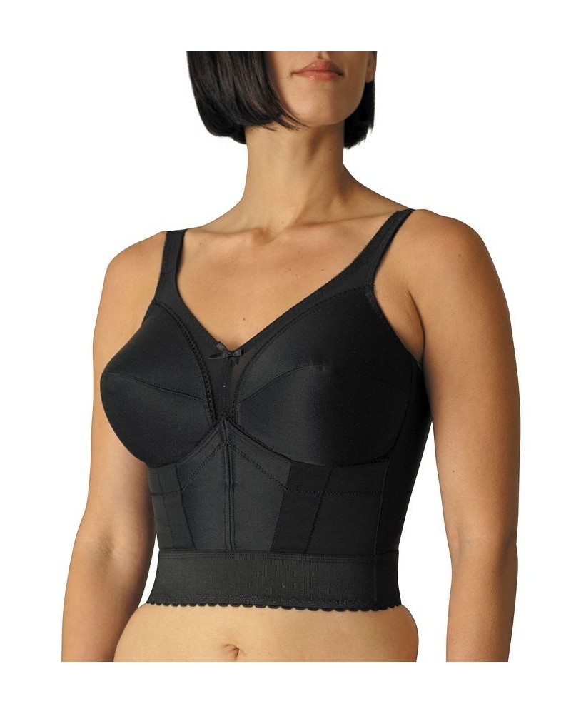 Women's Longline Full Figure Bra Black $32.50 Bras