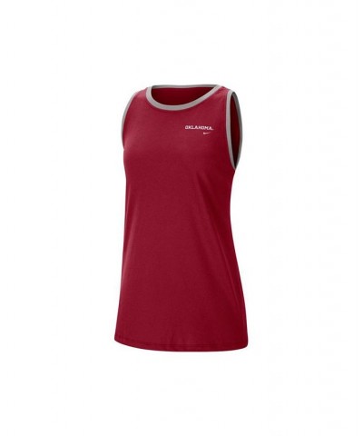 Oklahoma Sooners Women's High Neck Tank Crimson $18.90 Tops