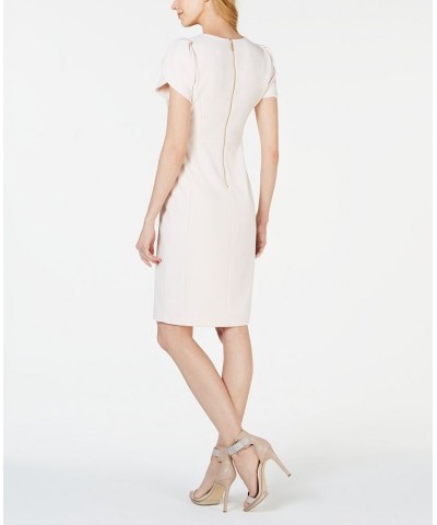 Petite Tulip-Sleeve Sheath Dress Blossom $46.99 Dresses