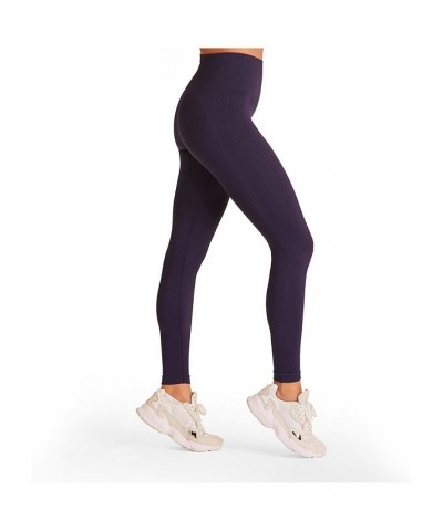 Adult Women Barre Seamless Tight Blue $46.06 Pants