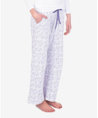 Women's Sweet Lavender Lounge Pant White $29.58 Sleepwear