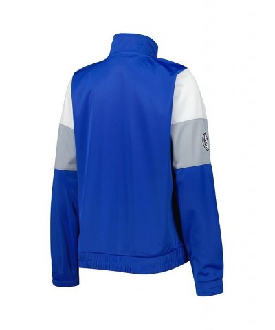 Women's Blue Dallas Mavericks Change Up Full-Zip Track Jacket Blue $37.22 Jackets